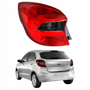 Lanterna Traseira Ford Ka Hatch 2019 Até 2023 Fumê Lado Esquerdo Motorista