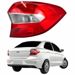 Lanterna Traseira Ford Ka Sedan 2019 2020 2021 2022 2023 Bicolor Lado Direito Passageiro