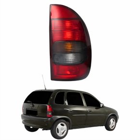 Lanterna Traseira Gm Corsa Hatch 4 Portas 1996 Até 1999 Fumê Lado Direito Passageiro