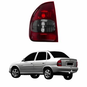 Lanterna Traseira Gm Corsa Sedan Classic 2000 Até 2010 Fumê Lado Esquerdo Motorista