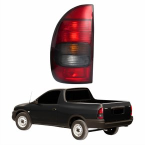 Lanterna Traseira Gm Pickup 1996 Até 1999 Fumê Lado Esquerdo Motorista