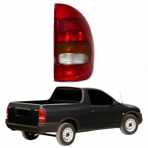 Lanterna Traseira Gm Pickup 1996 Até 1999 Tricolor 4 Portas Lado Direito Passageiro