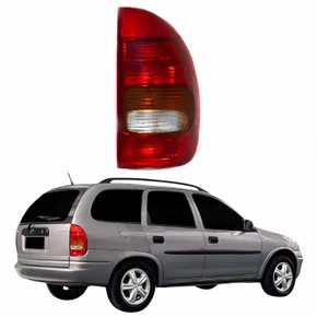 Lanterna Traseira Gm Wagon 1996 Até 1999 Tricolor 4 Portas Lado Direito Passageiro