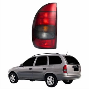 Lanterna Traseira Gm Wagon 4 Portas 1996 Até 1999 Fumê Lado Esquerdo Motorista