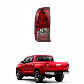 Lanterna Traseira Hilux Srv 2016 2017 2018 2019 Fumê Lado Esquerdo Motorista