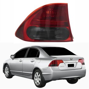 Lanterna Traseira Honda New Civic 2007 Até 2011 Canto Fumê Lado Esquerdo Motorista