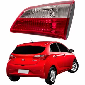 Lanterna Traseira Hyndai Hb20 Hatch 2012 Até 2019 Tampa Bicolor Lado Direito Passageiro