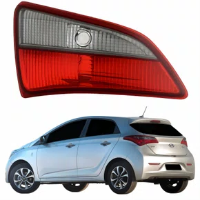Lanterna Traseira Hyndai Hb20 Hatch 2012 Até 2019 Tampa Fumê Lado Esquerdo Motorista