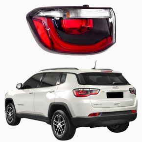 Lanterna Traseira Jeep Compass 2017 2018 2019 2020 2021 Com Led Canto Lado Esquerdo Motorista