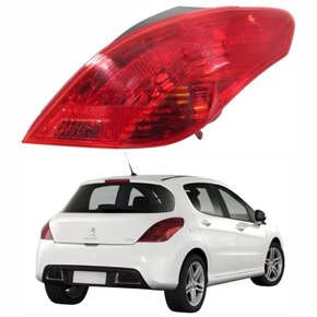 Lanterna Traseira Peugeot 308 Hatch 2011 Até 2015 Lado Direito Passageiro