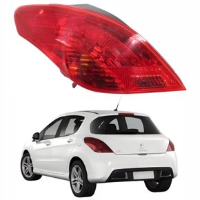 Lanterna Traseira Peugeot 308 Hatch 2011 Até 2015 Lado Esquerdo Motorista