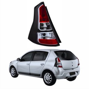Lanterna Traseira Renault Sandero 2012 Até 2014 Fumê Lado Esquerdo Motorista