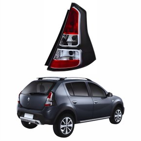 Lanterna Traseira Renault Sandero Stepway 2012 Até 2014 Fumê Lado Direito Passageiro