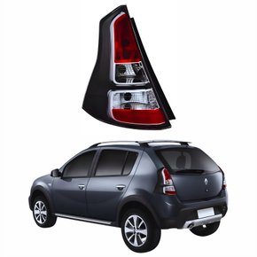 Lanterna Traseira Renault Sandero Stepway 2012 Até 2014 Fumê Lado Esquerdo Motorista