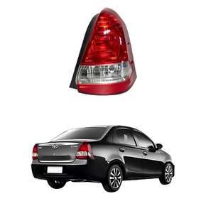 Lanterna Traseira Toyota Etios Sedan 2013 2014 2015 2016 Bicolor Cristal Lado Direito Passageiro