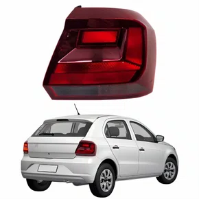 Lanterna Traseira Vw Gol G8 2018 Até 2023 Fumê Lado Direito PassageiroLanterna Traseira Vw Gol G8 2018 Até 2023 Fumê Lado Direito Passageiro