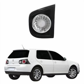 Lanterna Traseira Vw Golf 2008 Até 2013 Tampa Cinza Cristal Lado Direito Passageiro