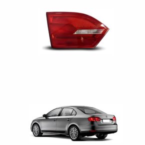 Lanterna Traseira Vw Jetta 2011 2012 2013 2014 Tampa Bicolor Lado Esquerdo Motorista