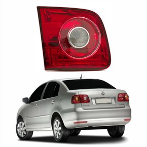 Lanterna Traseira Vw Polo Sedan 2007 Até 2016 Tampa Lado Esquerdo Motorista