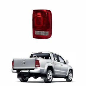 Lanterna Traseira Vw Amarok 2010 Até 2016 Bicolor Cristal Lado Direito Passageiro