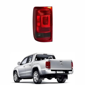Lanterna Vw Amarok 2010 2011 2012 2013 2014 2015 2016 com Luz Neblina Bicolor Fumê Lado Esquerdo Motorista