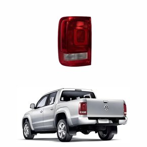 Lanterna Vw Amarok 2010 2011 2012 2013 2014 2015 2016 Sem Luz Neblina Bicolor Cristal Lado Esquerdo Motorista