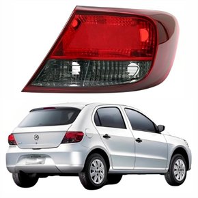Lanterna VW Gol G5 2009 Até 2012 Bicolor Fumê Lado Direito Passageiro