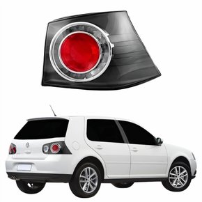 Lanterna Traseira Vw Golf 2008 Até 2013 Cinza Canto Lado Direito Passageiro