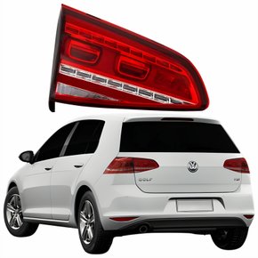 Lanterna Traseira Vw Golf 2014 2015 2016 2017 Tampa Com Led Lado Esquerdo Motorista