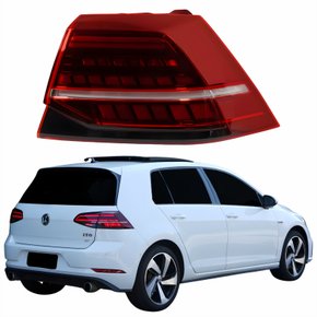 Lanterna Traseira Vw Golf 2018 2019 2020 2021 Canto Com Led Lado Direito Passageiro