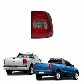 Lanterna Vw Saveiro G5 2009 Até 2013 Saveiro G6 2014 Até 2016 Bicolor Fumê Borda Escura Lado Direito Passageiro