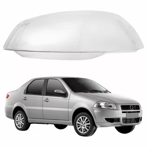 Lente Farol Fiat Siena G4 2010 Até 2012 Lado Direito Passageiro
