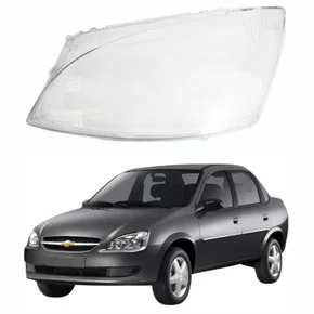 Lente Farol Gm Classic 2011 Até 2016 Lado Esquerdo Motorista