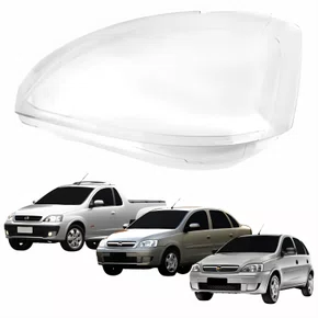 Lente Farol Gm Corsa 2003 Até 2012 Montana 2003 Até 2010 Pisca Liso Lado Esquerdo Motorista