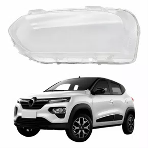 Lente Farol Renault Kwid 2022 Até 2025 Lado Esquerdo Motorista