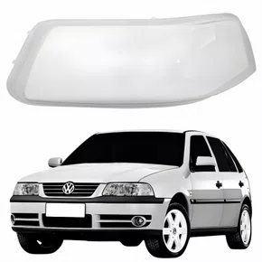Lente Farol VW Gol G3 1999 Até 2005 Lado Esquerdo Motorista