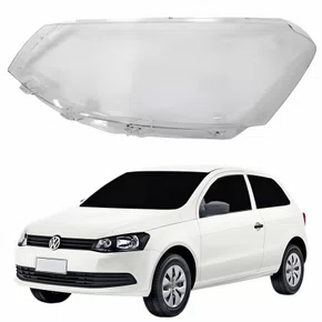 Lente Farol Vw Gol G6 2013 Até 2016 Simples Lado Esquerdo Motorista
