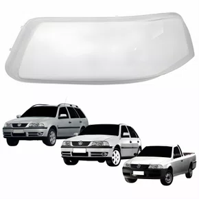 Lente Farol VW Gol Saveiro Parati G3 1999 Até 2005 Lado Esquerdo Motorista
