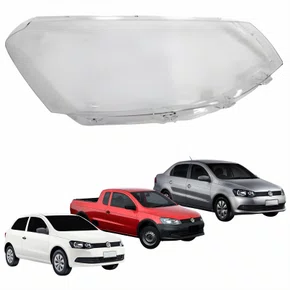 Lente Farol Vw Gol Voyage G6 2013 Até 2016 Saveiro G6 2014 Até 2016 Simples Lado Direito Passageiro