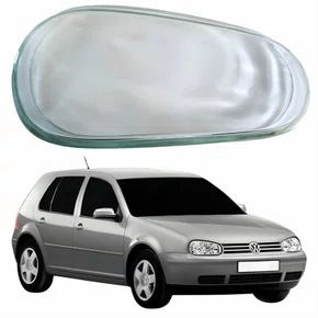 Lente Farol Vw Golf 1999 Até 2007 Vidro Lado Direito Passageiro