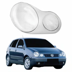 Lente Farol Vw Polo 2003 Até 2006 Lado Direito Passageiro