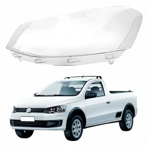 Lente Farol Vw Saveiro G6 2014 Até 2016 Duplo Lado Esquerdo Motorista