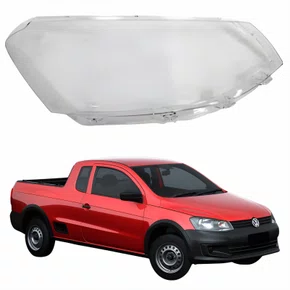 Lente Farol Vw Saveiro G6 2014 Até 2016 Simples Lado Direito Passageiro