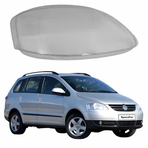 Lente Farol Vw Spacefox 2005 Até 2009 Simples Lado Direito Passageiro