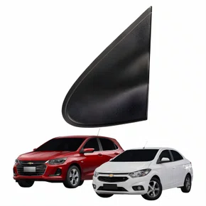 Moldura Acabamento Retrovisor Gm Onix Prisma 2020 2021 2022 2023 2024 Texturizado Lado Esquerdo Motorista