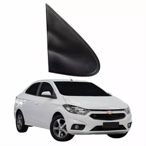 Moldura Acabamento Retrovisor Gm Prisma 2020 2021 2022 2023 2024 Texturizado Lado Direito Passageiro