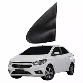 Moldura Acabamento Retrovisor Gm Prisma 2020 2021 2022 2023 2024 Texturizado Lado Esquerdo Motorista