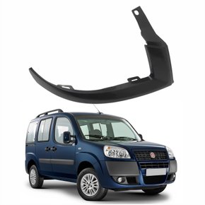 Moldura Do Farol Fiat Doblô 2010 Até 2014 Lado Direito Passageiro