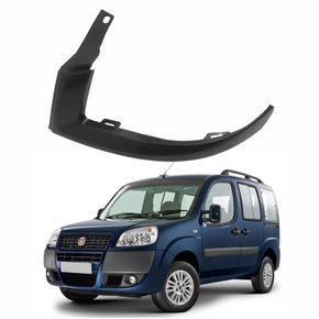 Moldura Do Farol Fiat Doblô 2010 Até 2014 Lado Esquerdo Passageiro