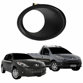 Moldura Farol Auxiliar Peugeot 207 Hoggar 2008 Até 2014 Lado Direito Passageiro